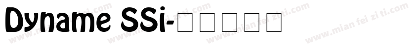 Dyname SSi字体转换